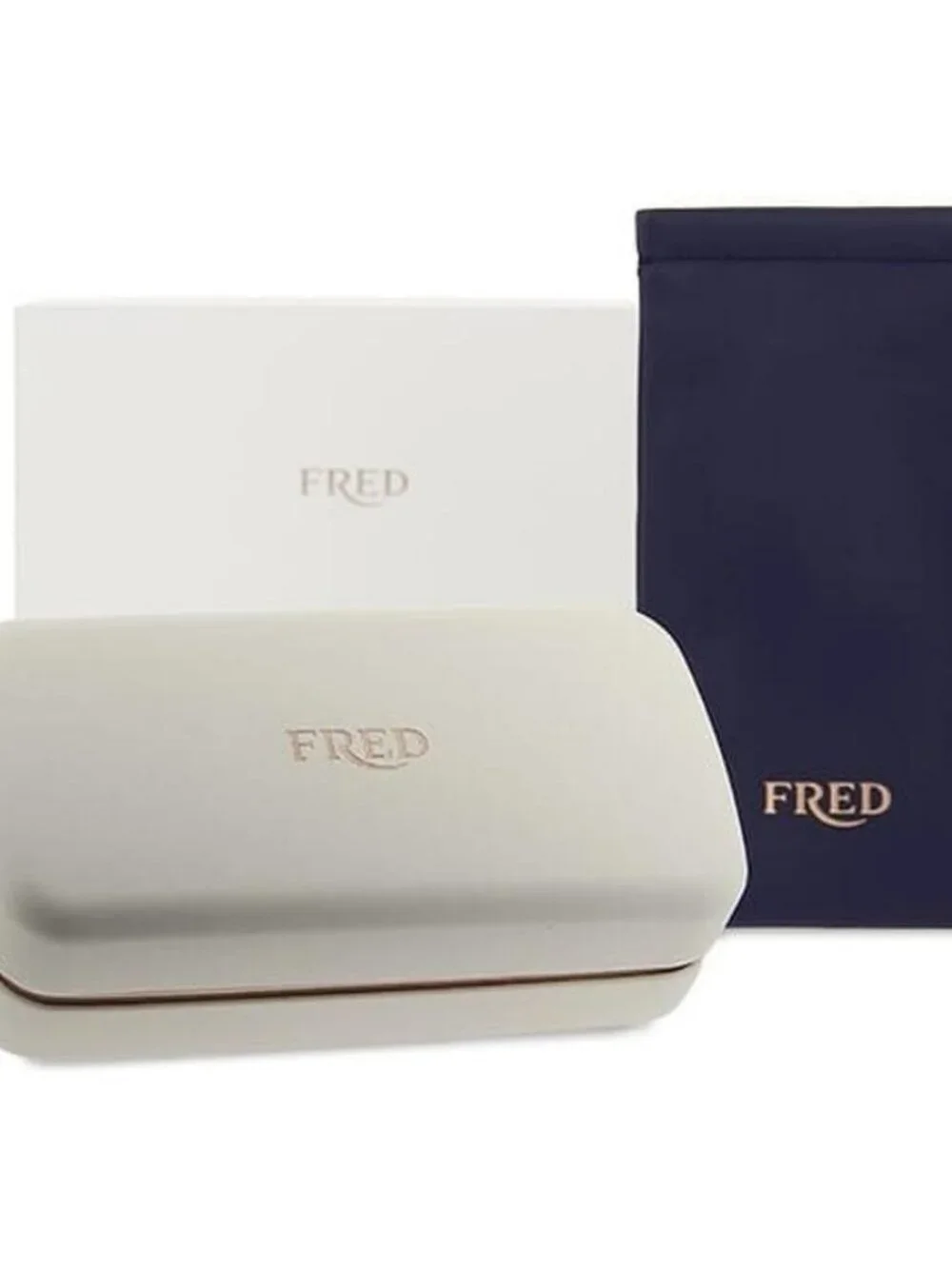 New Fred Womens Square/Rectangle Gold Gold Transparent Fashion Designer Eyeglass